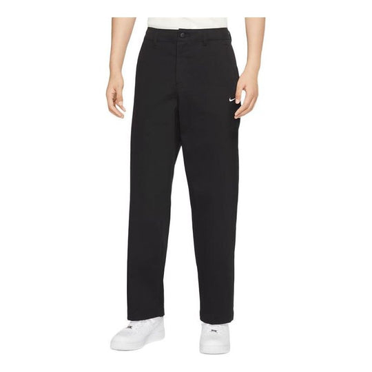 Брюки Men's Nike Life Solid Color Casual Pants Black DX6028-010, черный