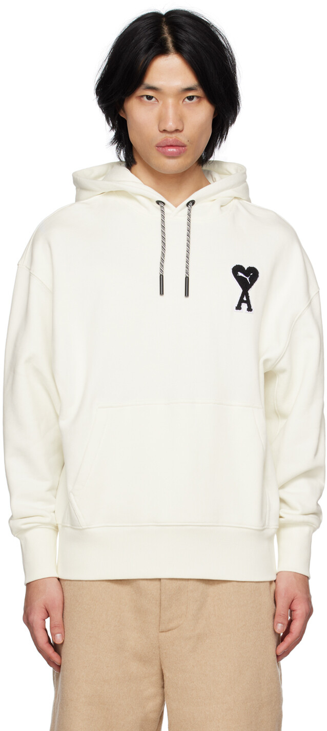 

Худи Puma Edition белого цвета AMI Alexandre Mattiussi, Белый
