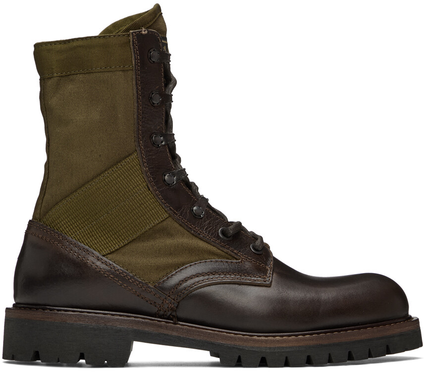 

Сапоги цвета хаки Belstaff
