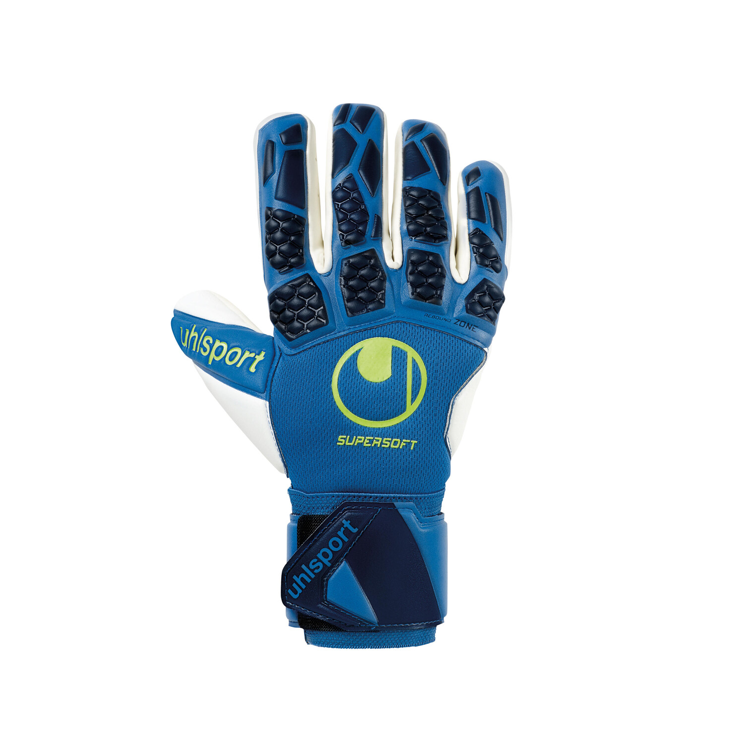 

Вратарские перчатки HYPERACT SUPERSOFT HN UHLSPORT, синий/темно-синий/белый