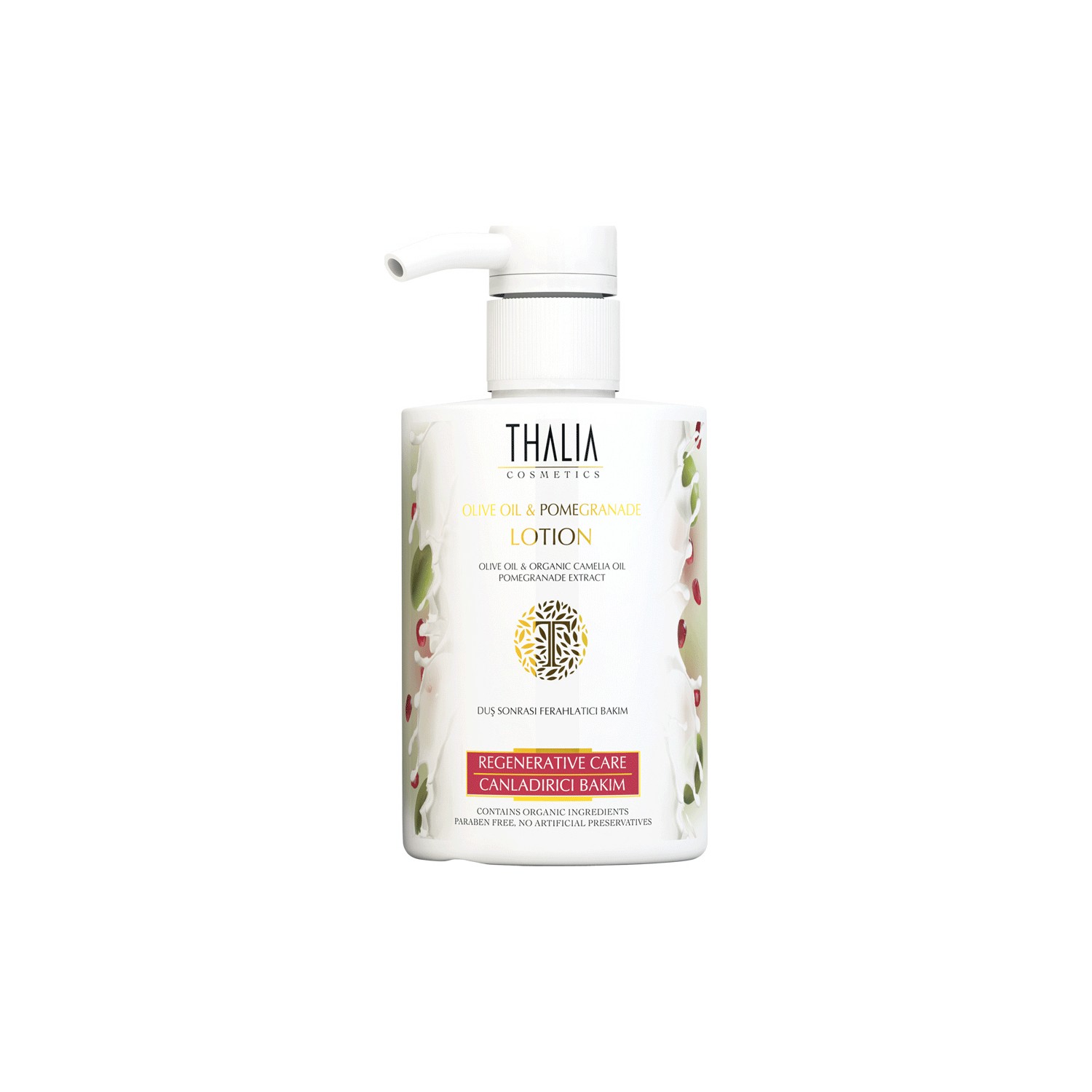 цена Восстанавливающий лосьон Thalia с оливковым маслом и маслом камелии, 300 мл