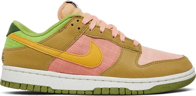 Кроссовки Nike Dunk Low 'Sun Club - Arctic Orange Sanded Gold', многоцветный - фото