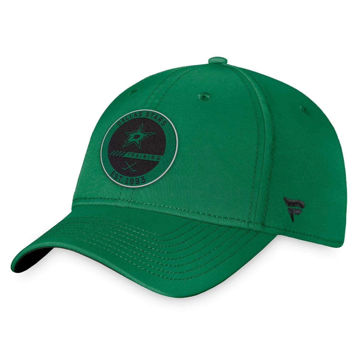 

Мужская гибкая шапка с фирменным логотипом Fanatics Kelly Green Dallas Stars Authentic Pro Team для тренировок в тренировочном лагере