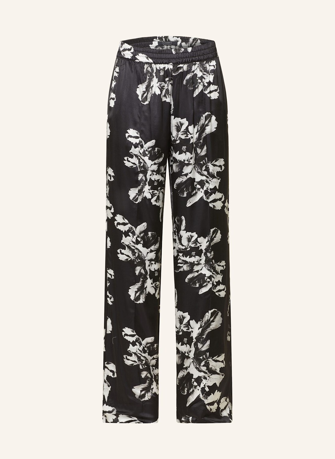 

Атласные брюки Чарли Allsaints, черный
