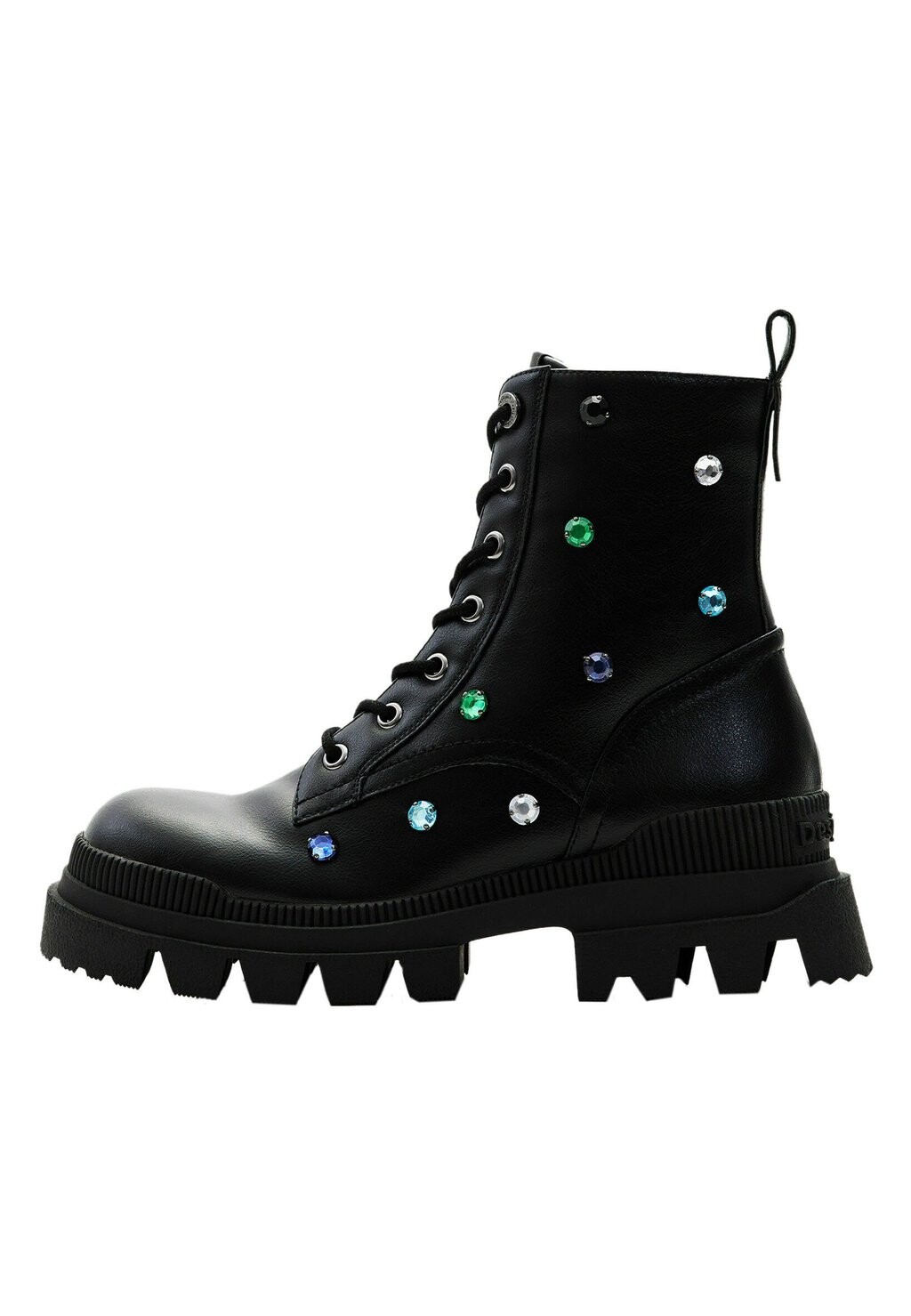 

Ботинки на платформе Desigual APPLIQUÉD TRACK-SOLE, черный