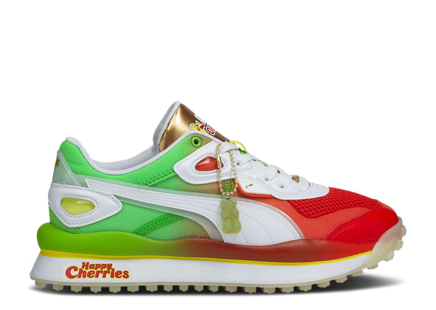 

Кроссовки Puma Haribo X Street Rider Jr 'Happy Cherries', зеленый