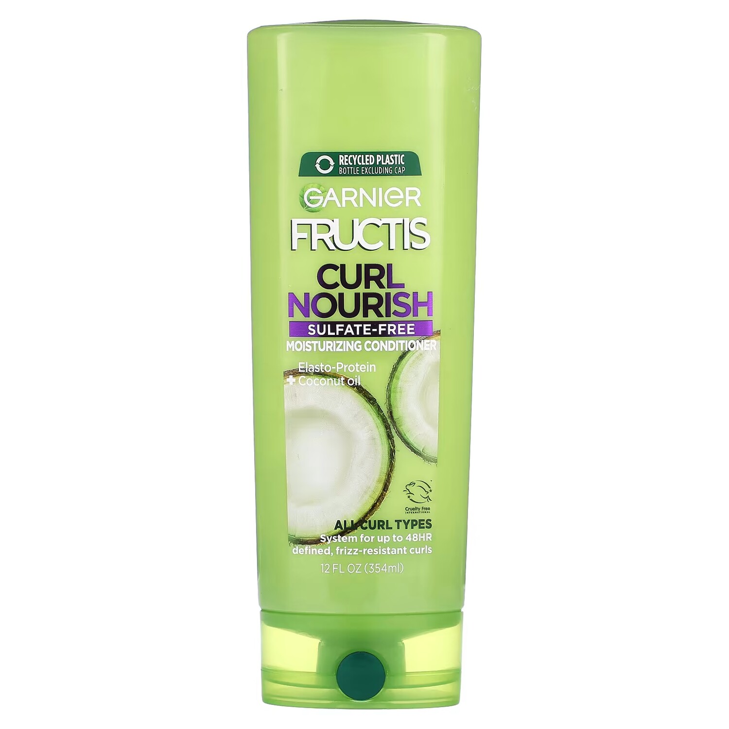 Кондиционер увлажняющий Garnier Fructis Curl Nourish для всех типов локонов, 354 мл garnier curl nourish увлажняющий шампунь для всех типов локонов 370 мл 12 5 жидк унции