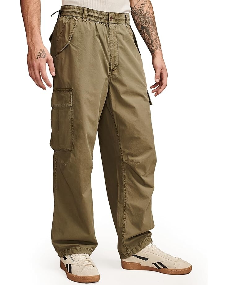

Брюки Lucky Brand Parachute Cargo, цвет Olive Night