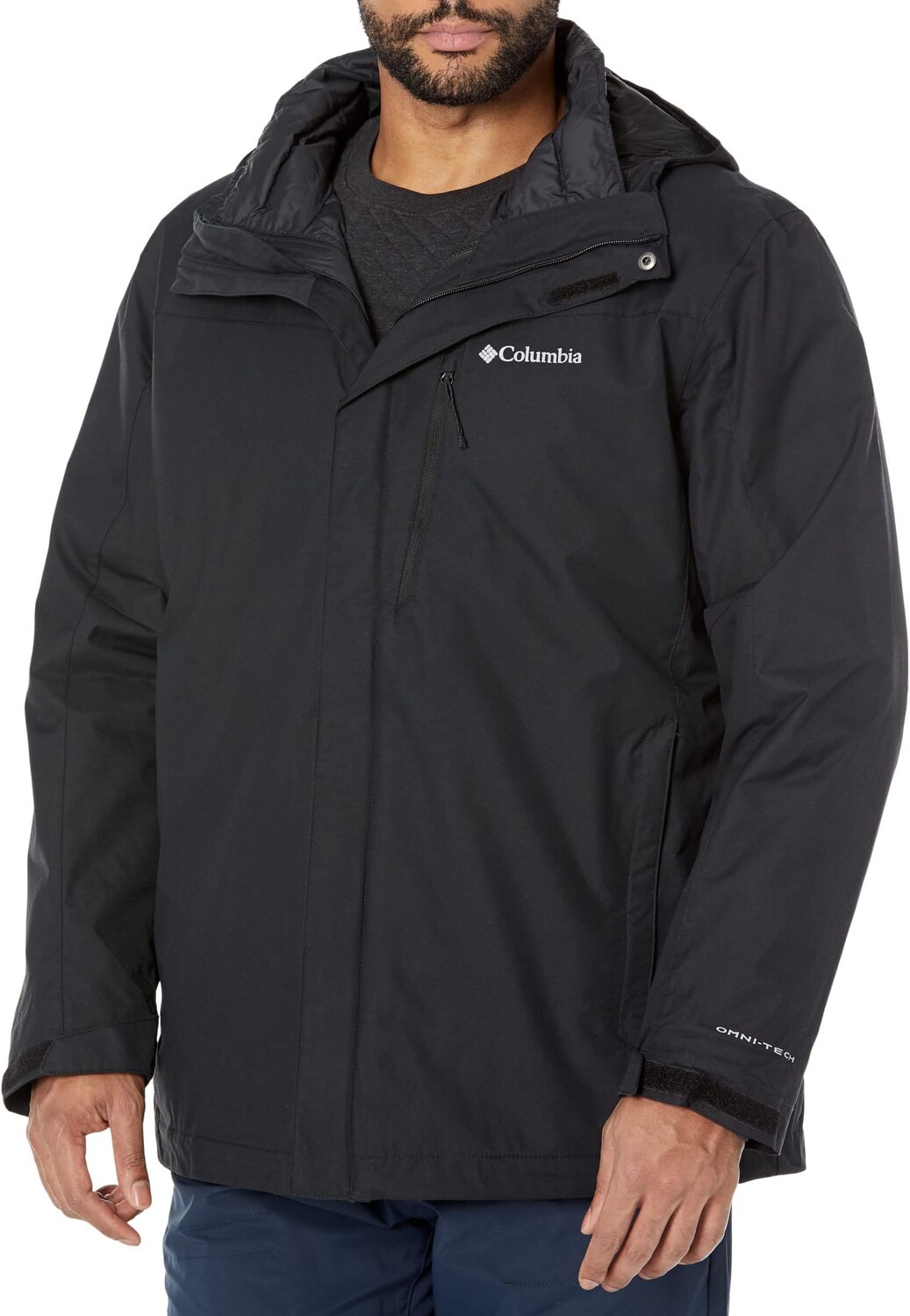 

Куртка Big & Tall Whirlibird IV Interchange Jacket Columbia, черный