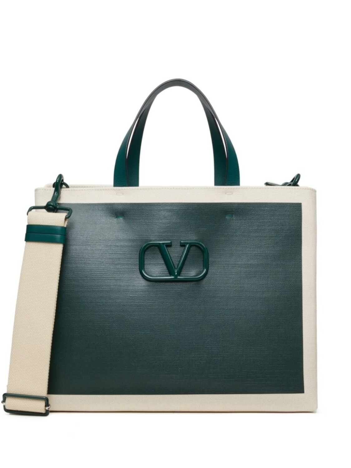 

Valentino Garavani сумка-тоут с логотипом VLogo Signature, зеленый