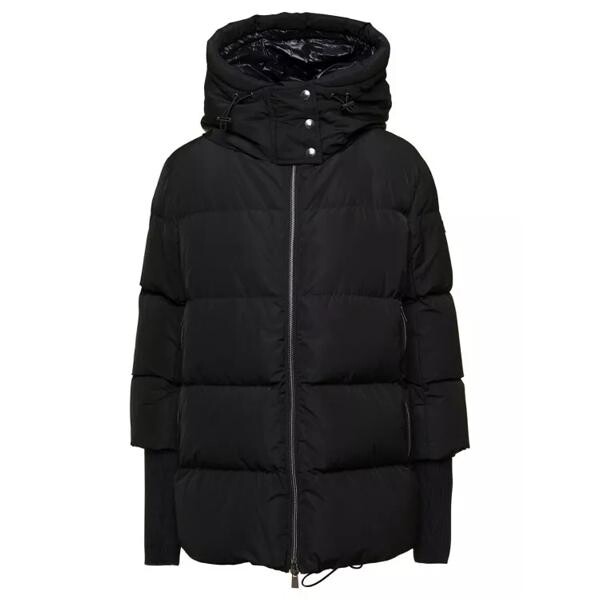 

Куртка azara' hooded down jacket with logo detail Tatras, черный