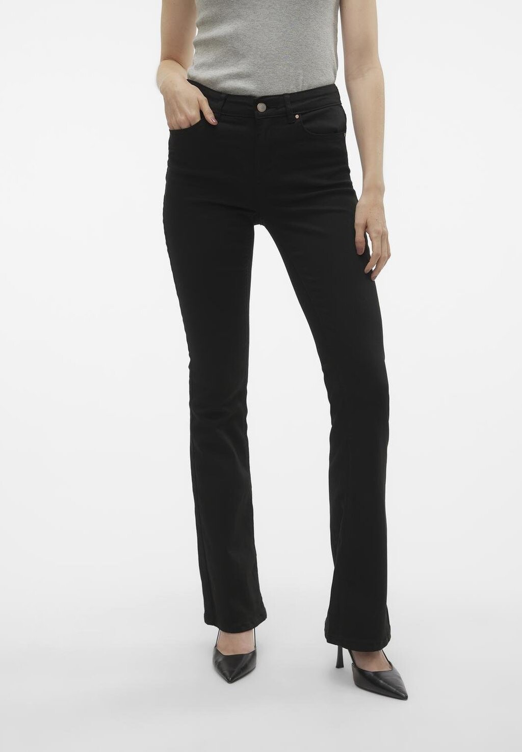 

Джинсы-клеш VMFLASH Vero Moda, черный