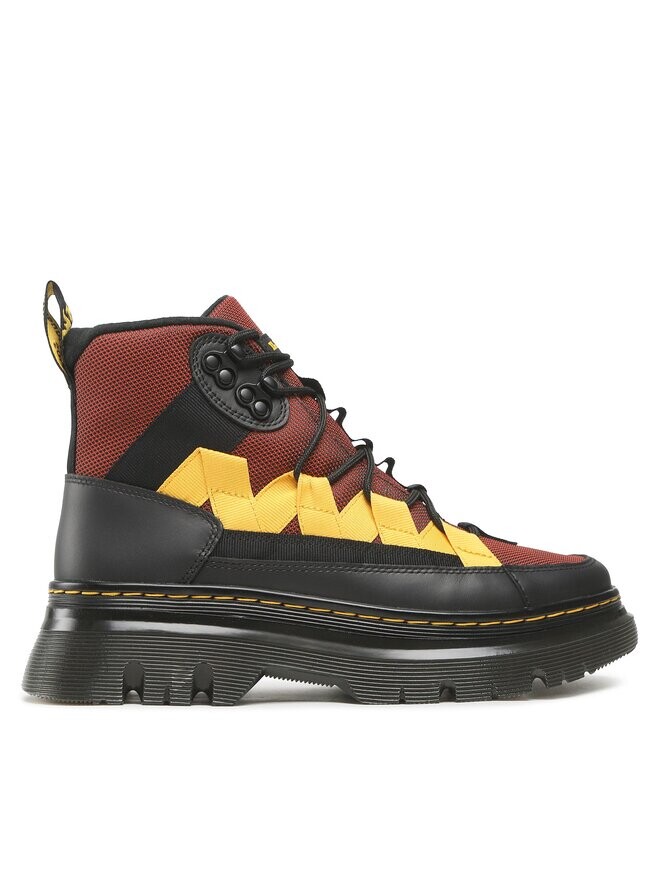 

Ботильоны на шнуровке Boury 27864001 Dr. Martens, красный/черный