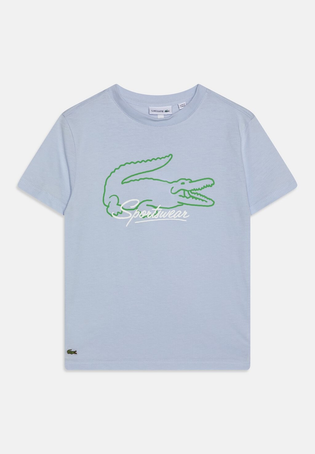 

Футболка с принтом Tee French Iconics Unisex Lacoste, цвет light blue