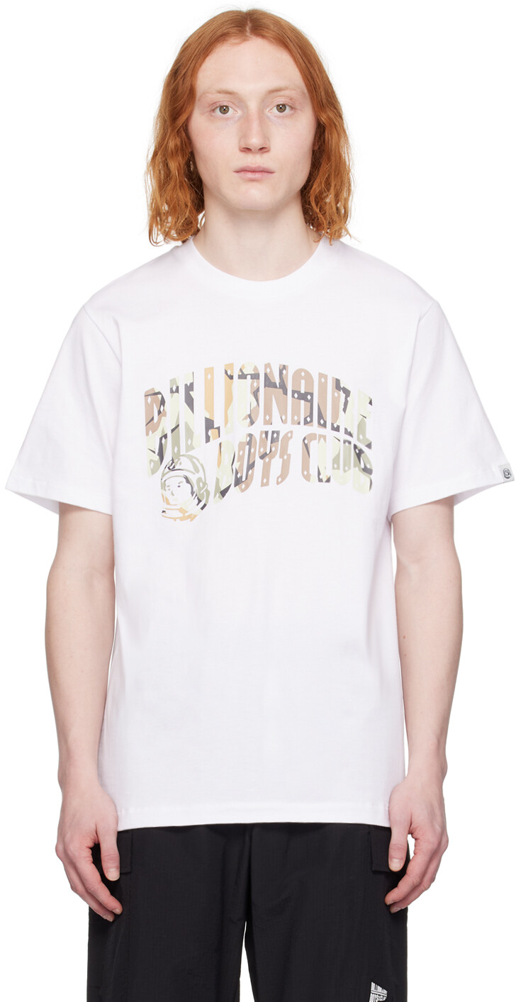 

Белая футболка с камуфляжным логотипом Arch Billionaire Boys Club