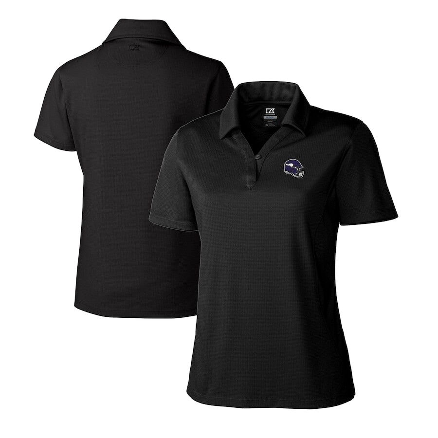 

Поло с длинным рукавом Cutter & Buck Minnesota Vikings, черный