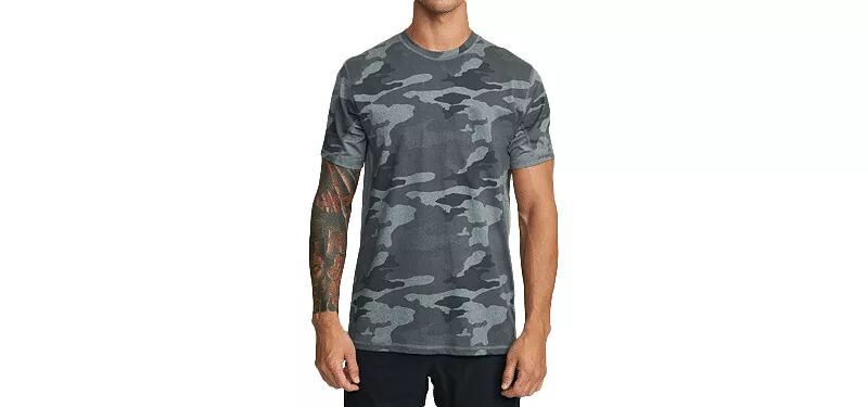 Rvca Мужская спортивная футболка с рукавами-рубашкой и вентиляционными отверстиями