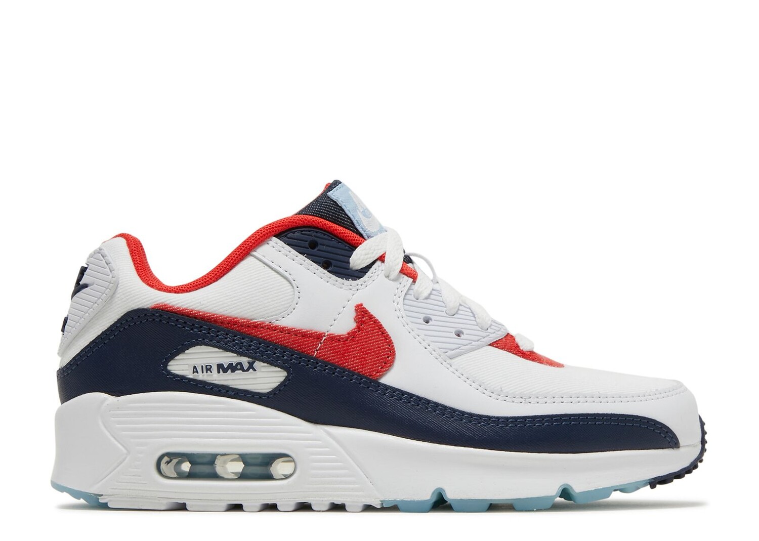 Кроссовки Nike Air Max 90 Gs 'Usa Denim', белый