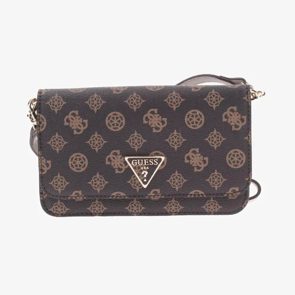

Сумка Guess Noelle Flap Organizer, коричневый