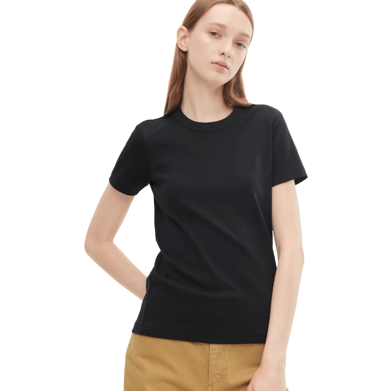 Футболка Uniqlo U Crew Neck Short-Sleeve, черный - фото