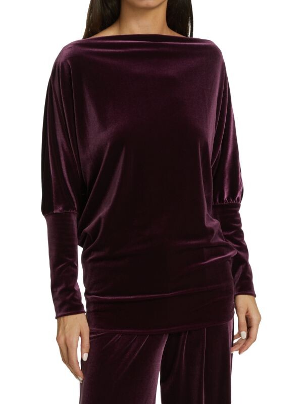 

Бархатный топ лакшими Chiara Boni La Petite Robe Purple