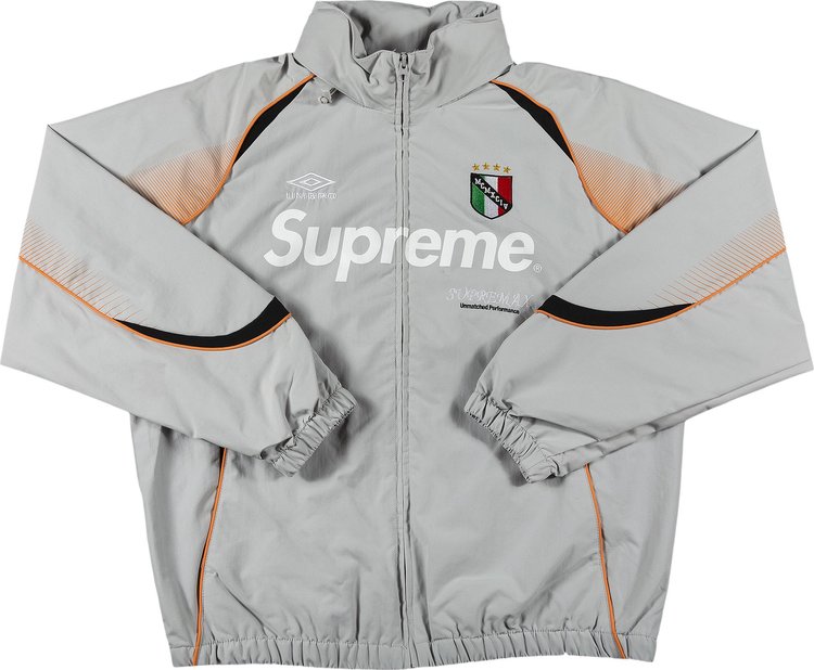 Куртка Supreme x Umbro Track Jacket 'Grey', серый
