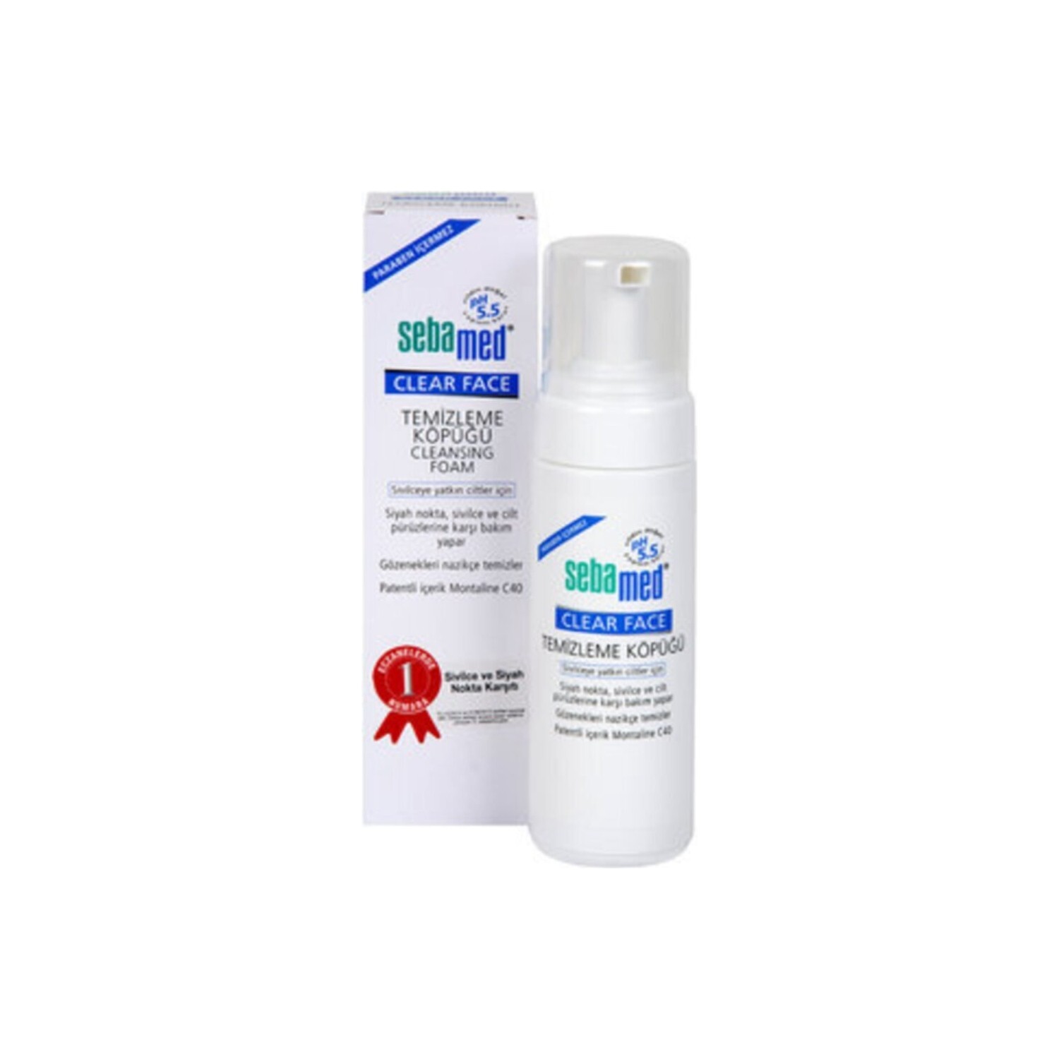 

Sebamed Clear Face Cleaning Foam 150 мл Антибактериальная очищающая пена