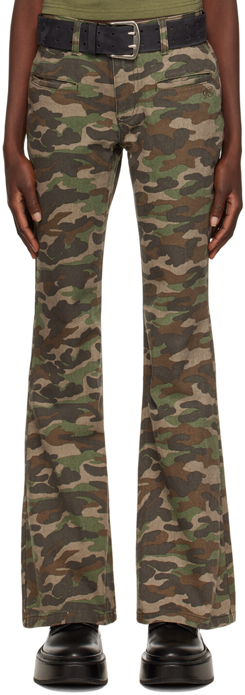 

Эксклюзивные зеленые брюки SSENSE Fax Copy Express