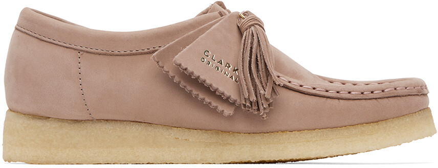 

Розовые оксфорды Wallabee Clarks Originals