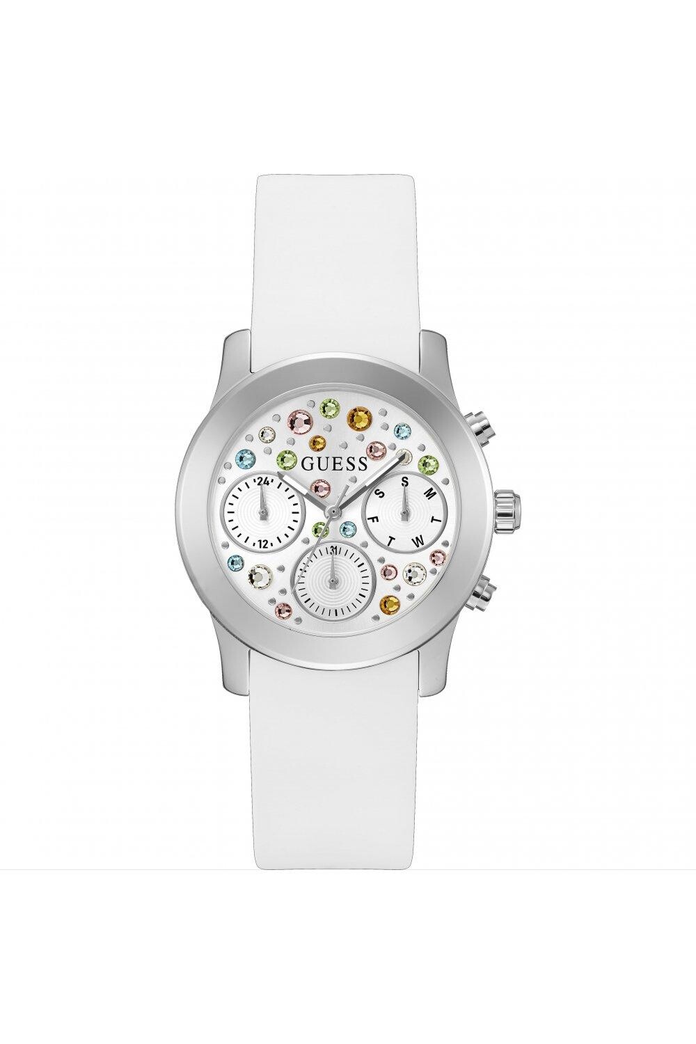 

Модные аналоговые кварцевые часы Fantasia из нержавеющей стали - Gw0560L1 Guess, серебро