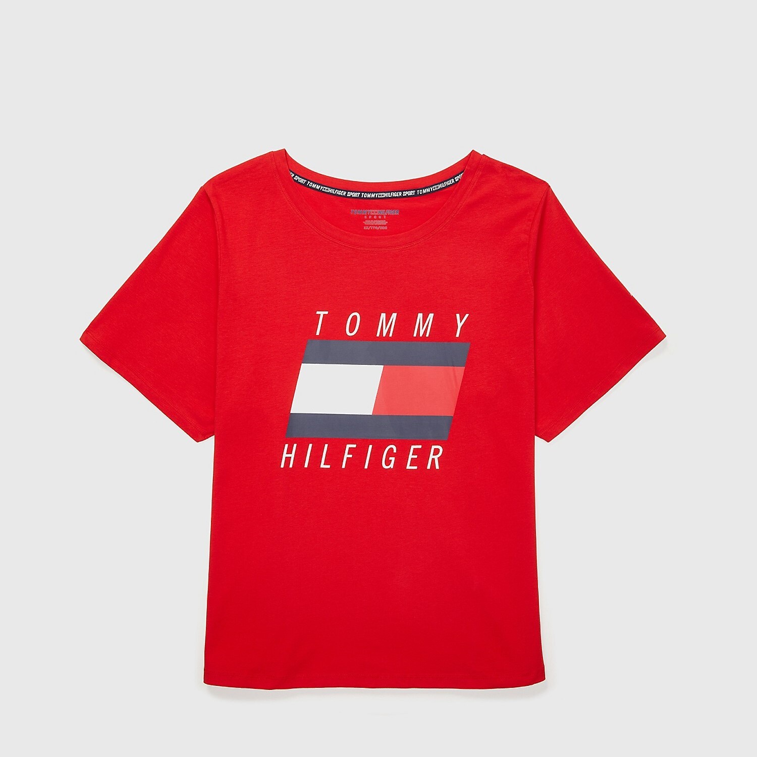 

Футболка Tommy Hilfiger Curve Logo, красный