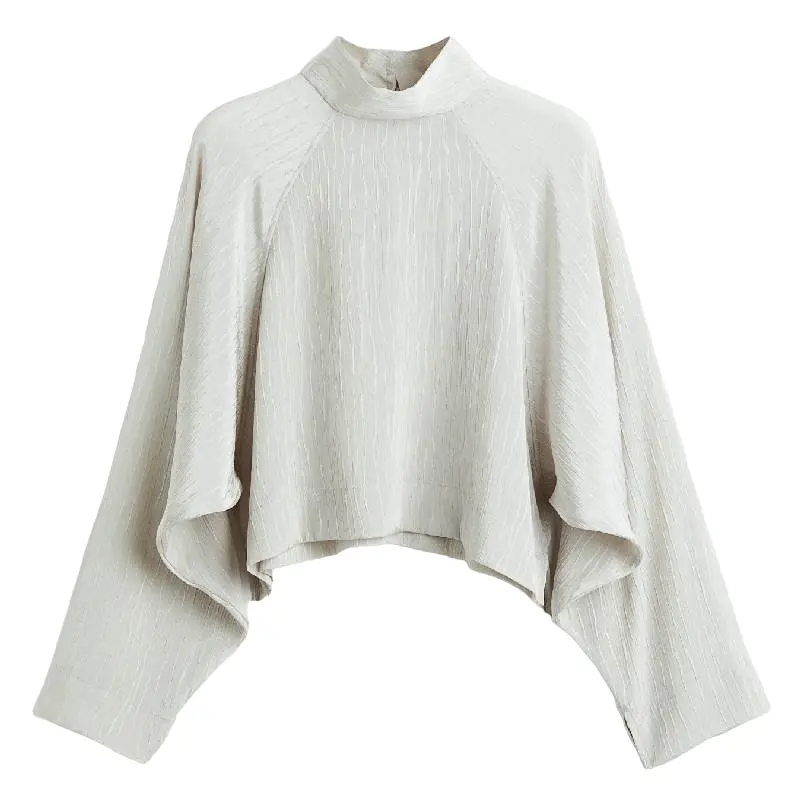 

Блузка H&M Batwing-sleeved, светло-серый