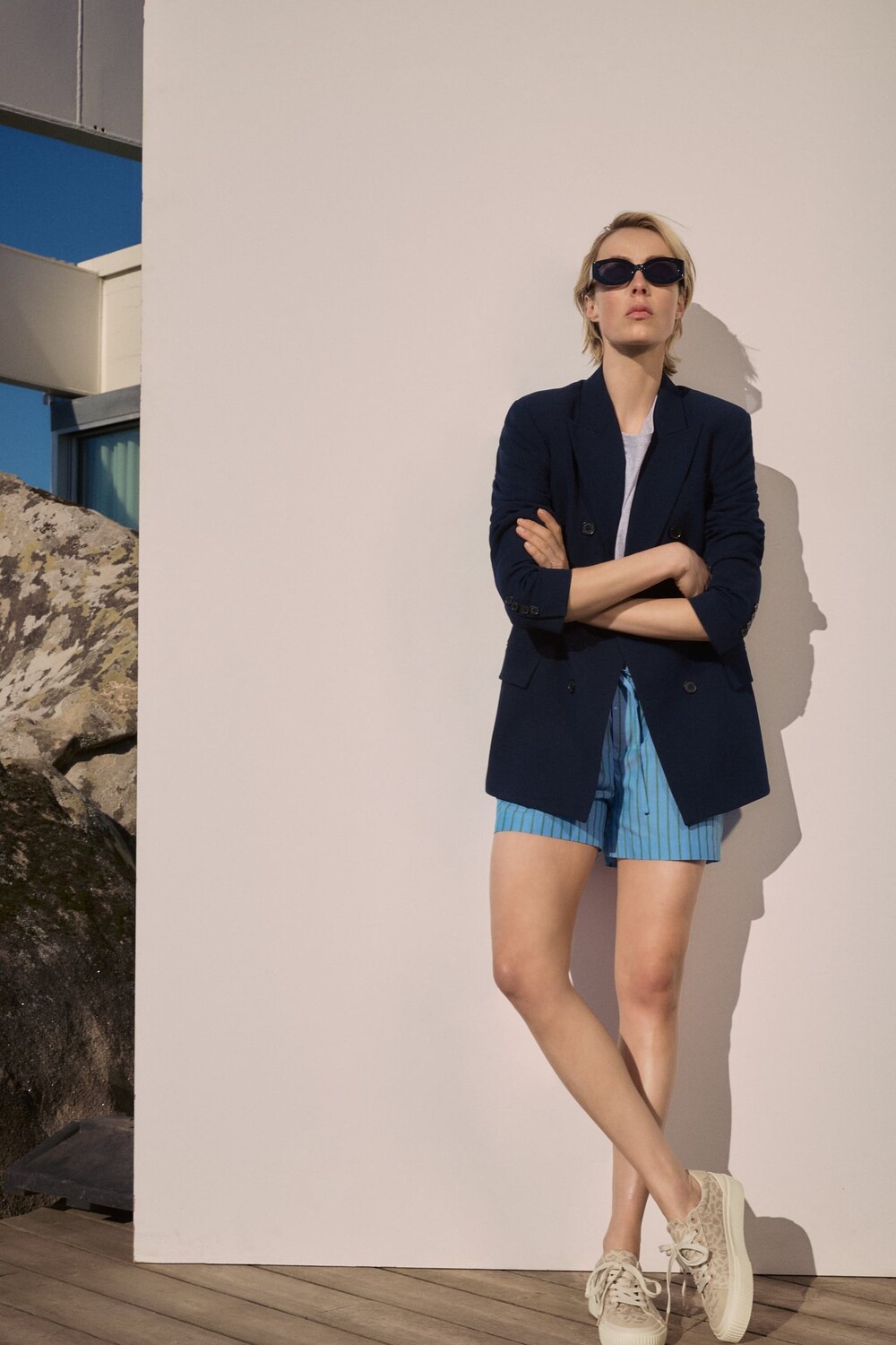 

Кроссовки с животным принтом ZARA, разноцветный