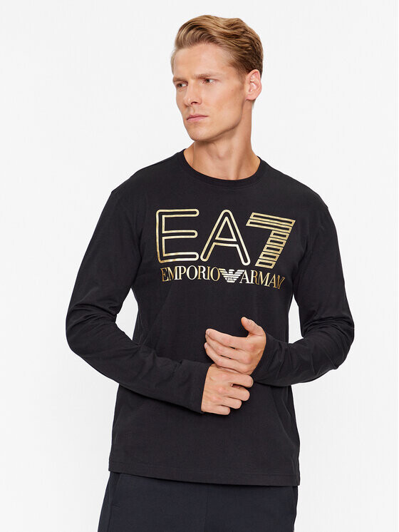 

Классический крой с длинными рукавами Ea7 Emporio Armani, черный