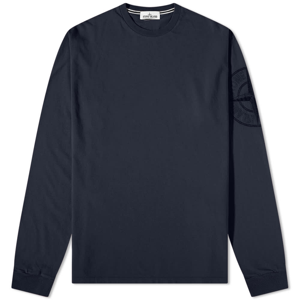 

Футболка Stone Island Long Sleeve Total Sleeve Logo Tee