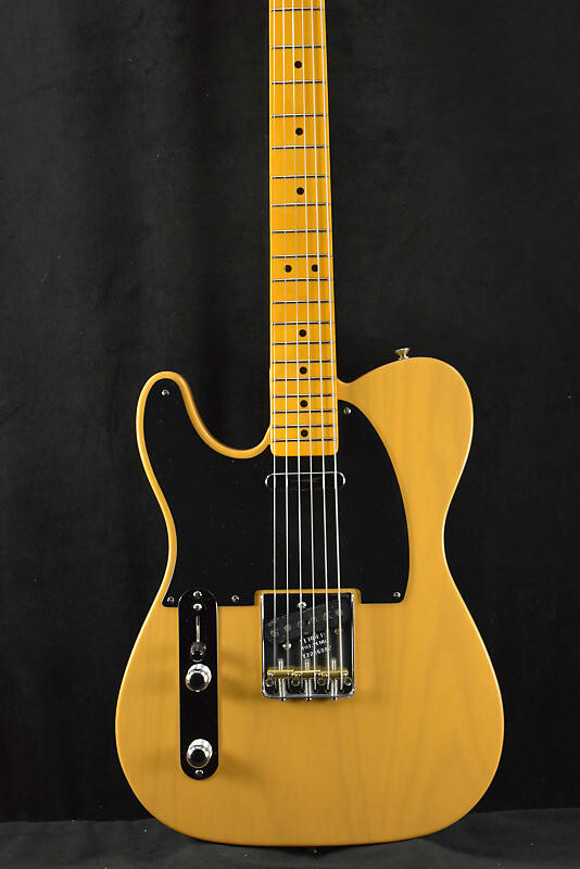 

Накладка на гриф Fender American Original '50s Telecaster для левой руки, ириска, светлый клен American Original '50s Telecaster Left-Hand Butterscotch Blon...