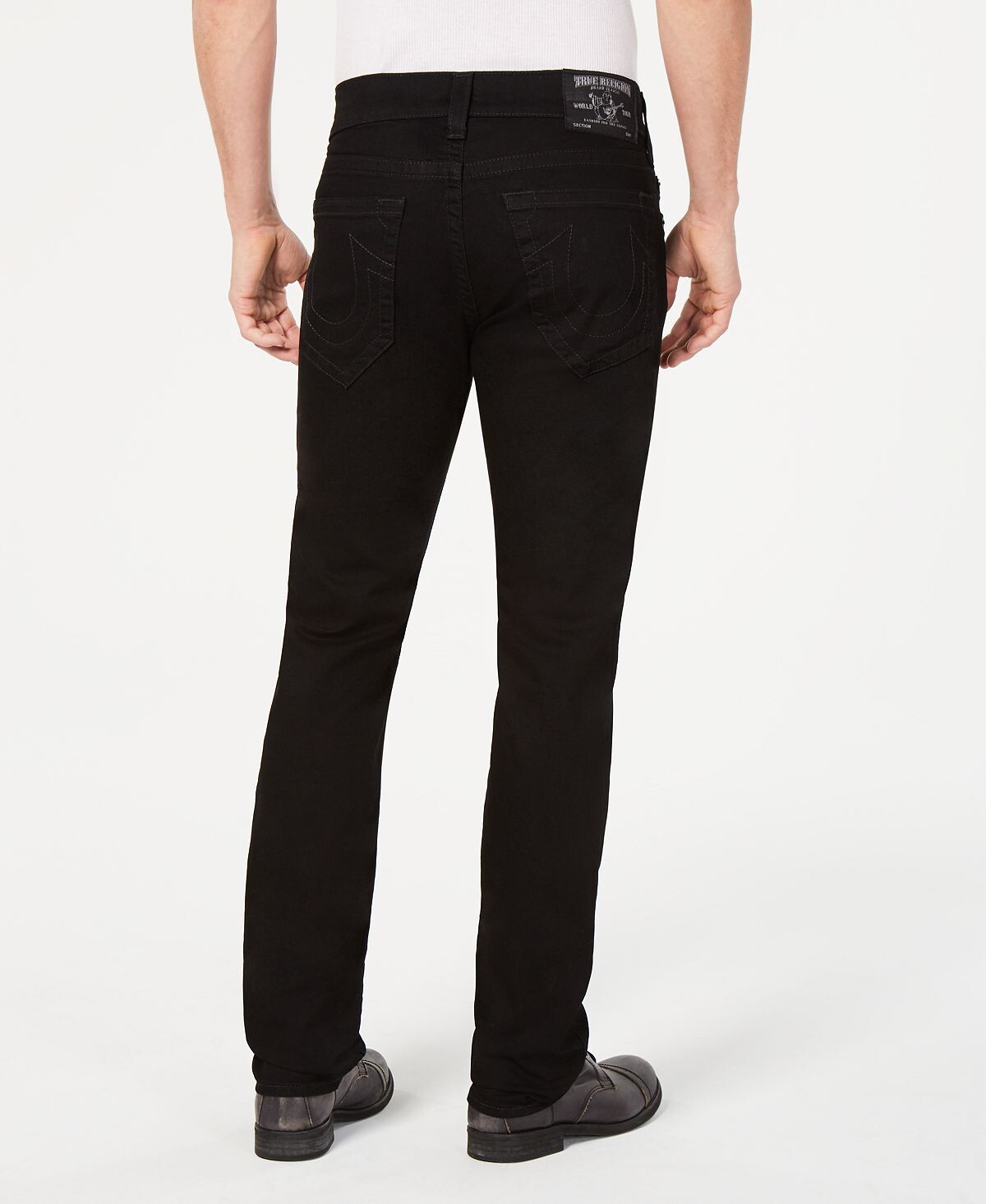 

Мужские джинсы geno slim fit hyper stretch True Religion, черный