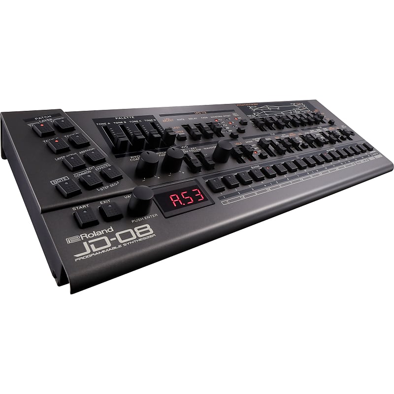 Модуль синтезатора Roland Boutique JD-08 JD-08 Programmable Synthesizer синтезатор roland jd 08