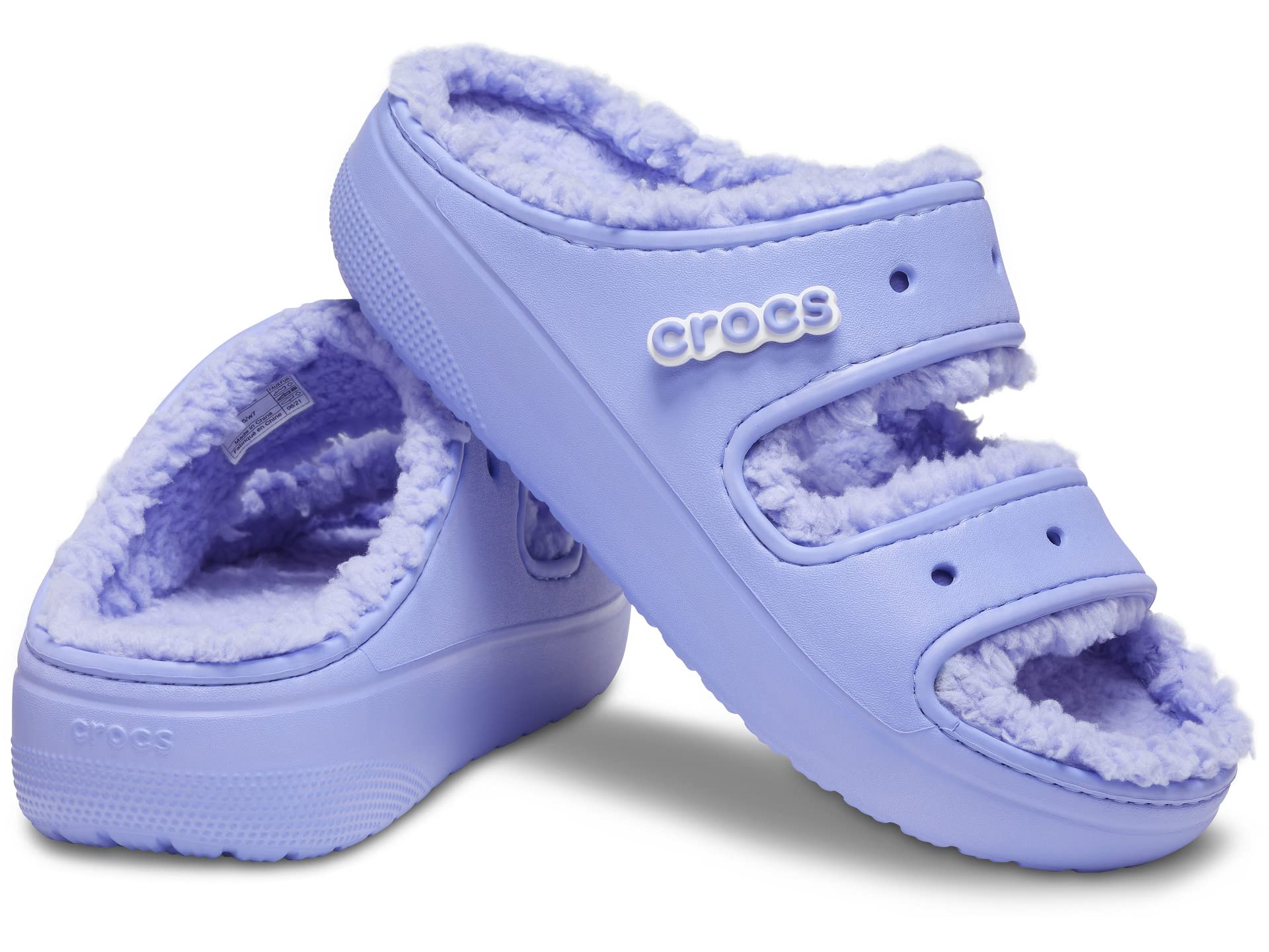 Сандалии Crocs, Classic Cozzzy Sandal сандалии crocs classic cozzzy sandal цвет multi holiday sweater