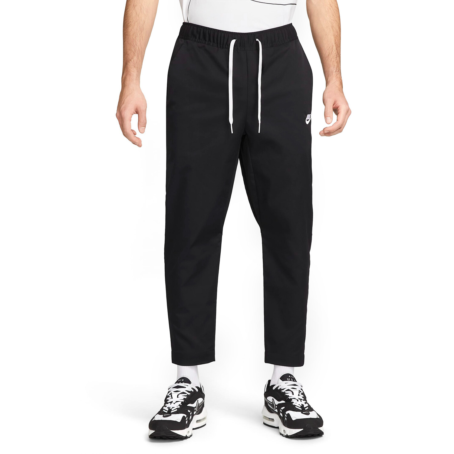 

Брюки Nike Club Men's Woven Tapered Leg, черный/белый