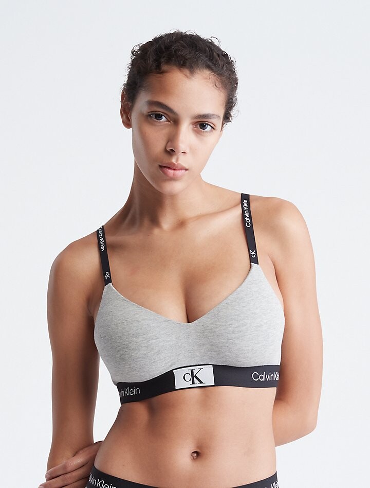 

Бралетт на легкой подкладке Calvin Klein 1996 Calvin Klein, серый