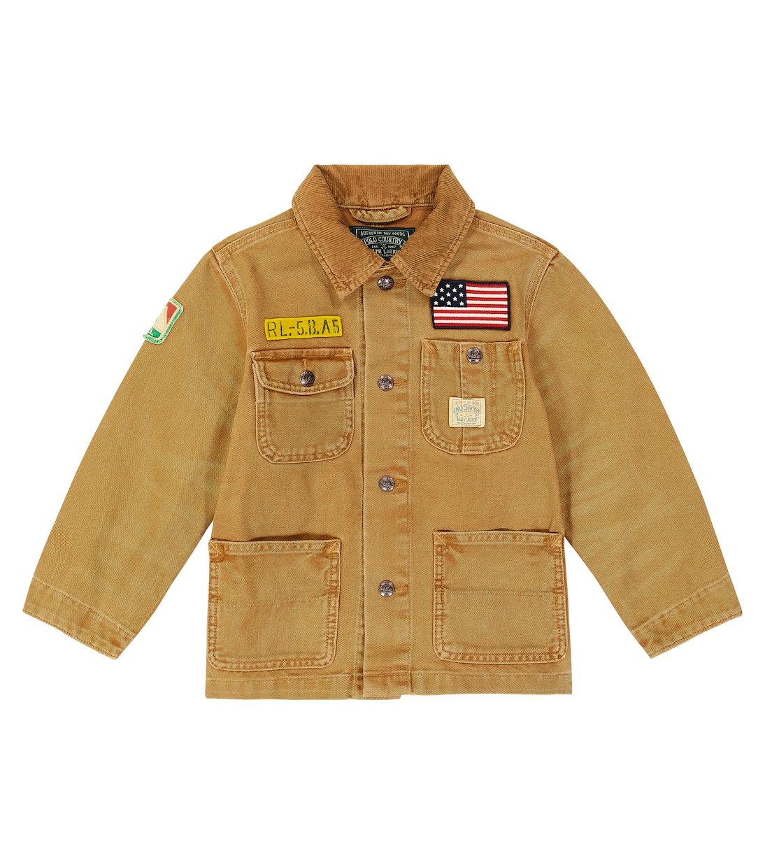Хлопковая полевая куртка Polo Ralph Lauren Kids, бежевый бюстье бюстгальтер polo ralph lauren бежевый