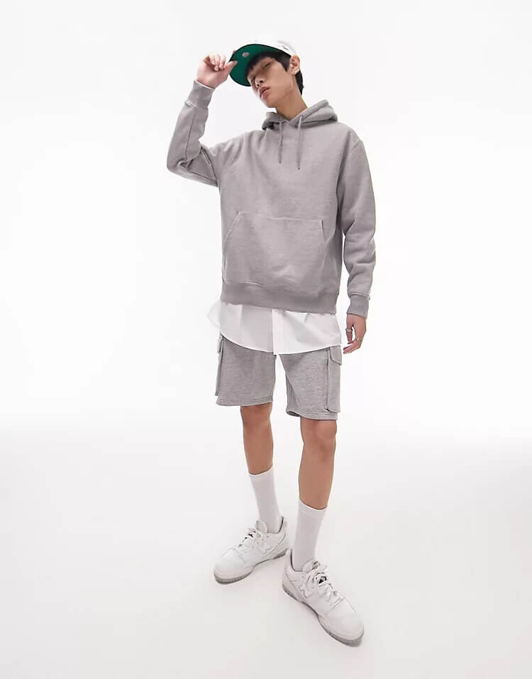 

Худи Topman Hoodie, серый