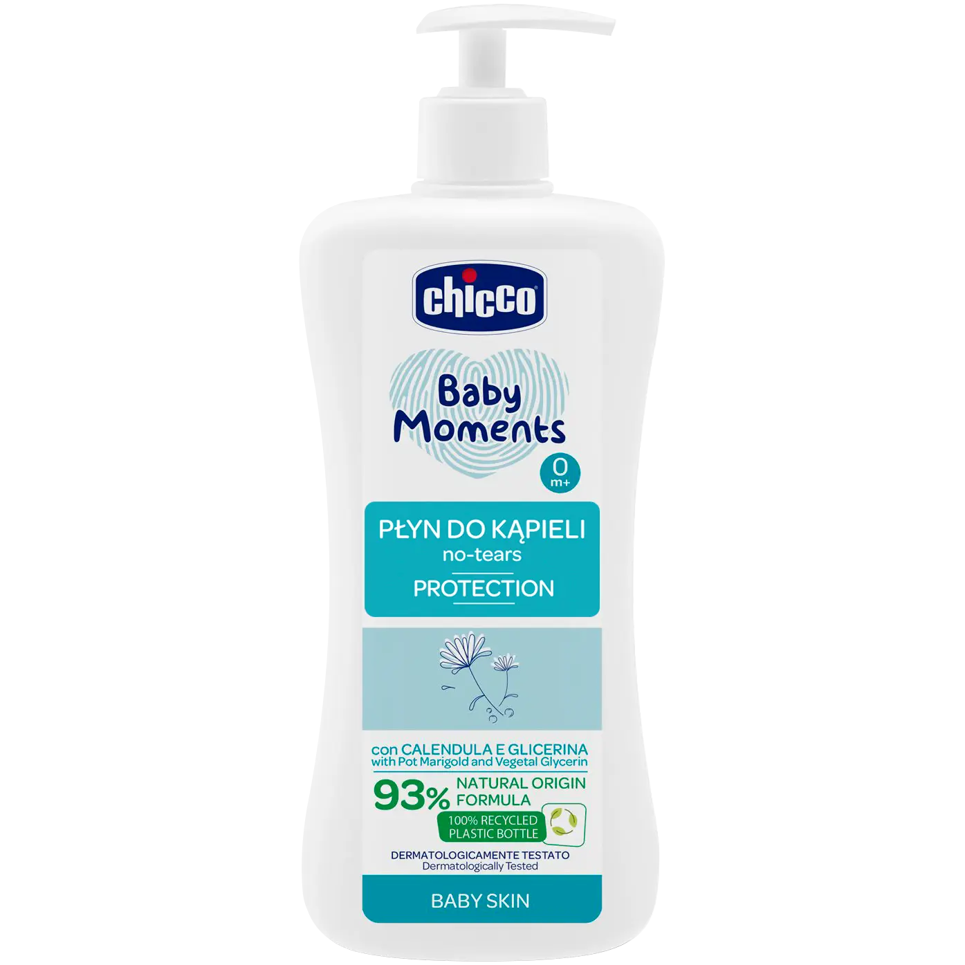 

Chicco Baby Moments Baby Skin 0m+ жемчужная ванна для детей, 500 мл