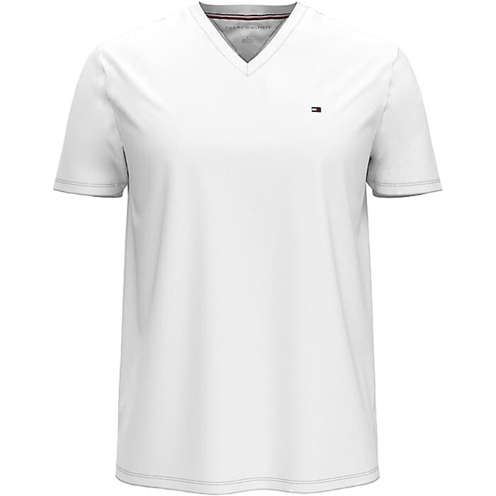 

Футболка Tommy Hilfiger Essential V-Neck, белый