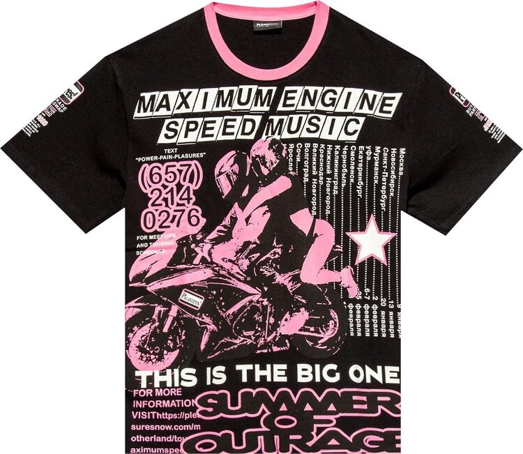 

Рубашка Pleasures Speed Music Heavyweight Shirt 'Black', черный