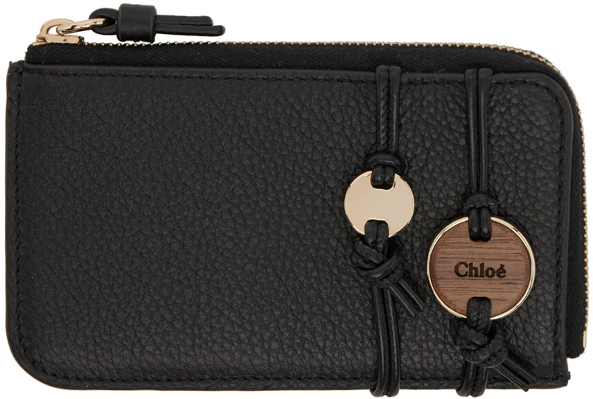 

Маленький кошелек Malou черного цвета Chloé