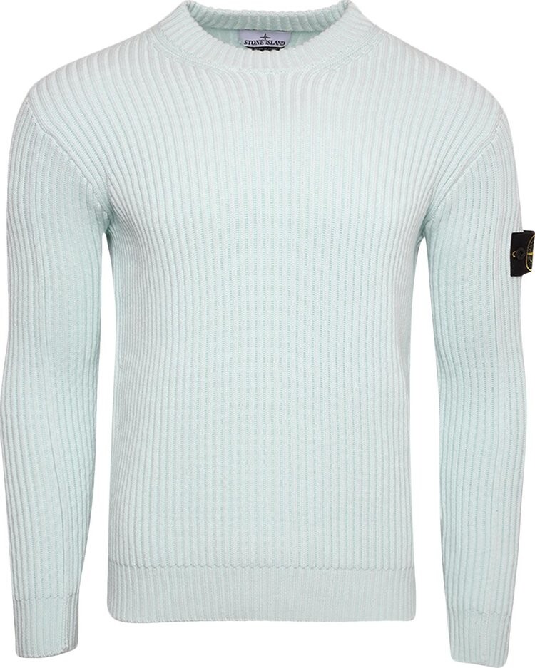 

Толстовка Stone Island Crewneck Knit 'Aqua', синий