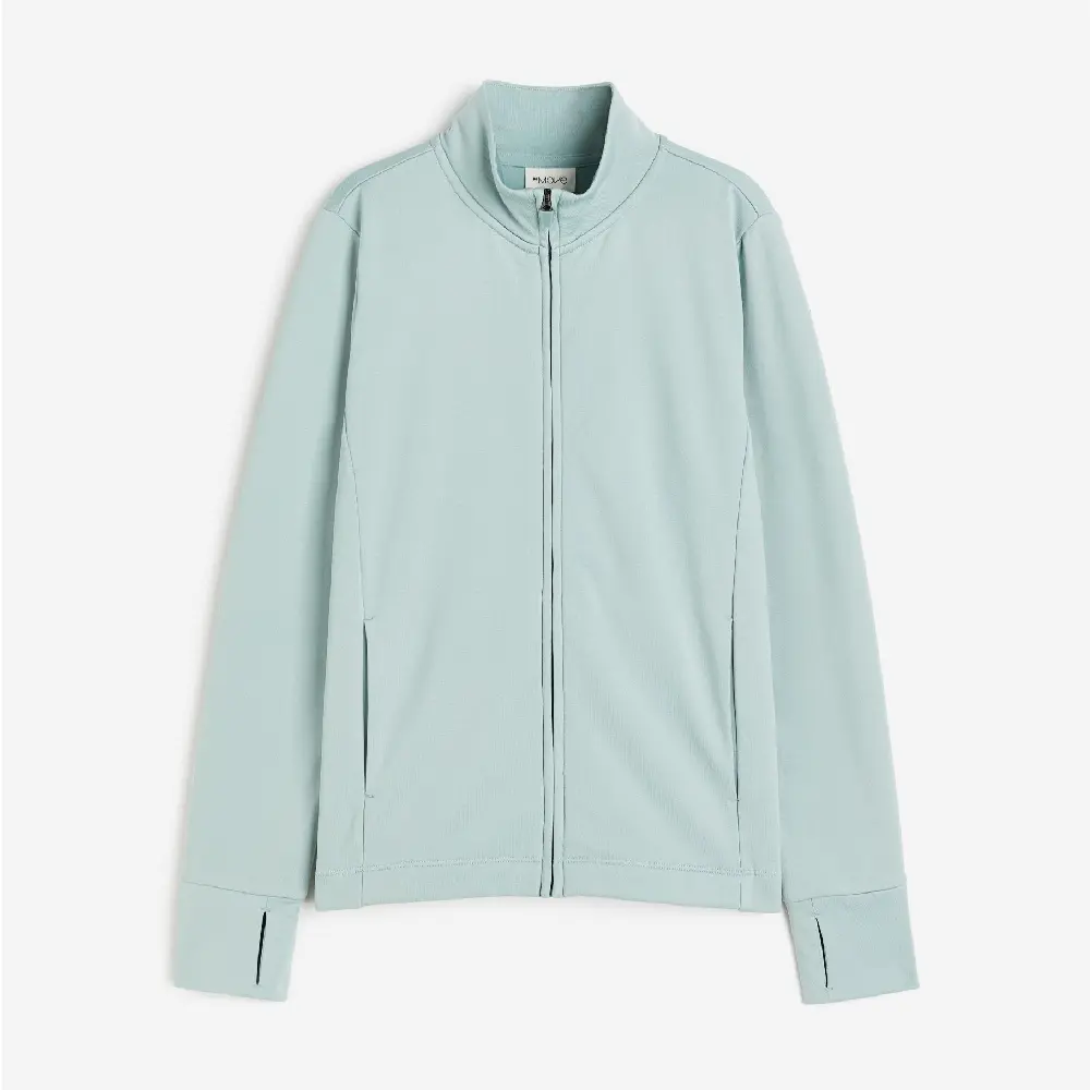 

Толстовка H&M Kids DryMove Activewear, светло-бирюзовый