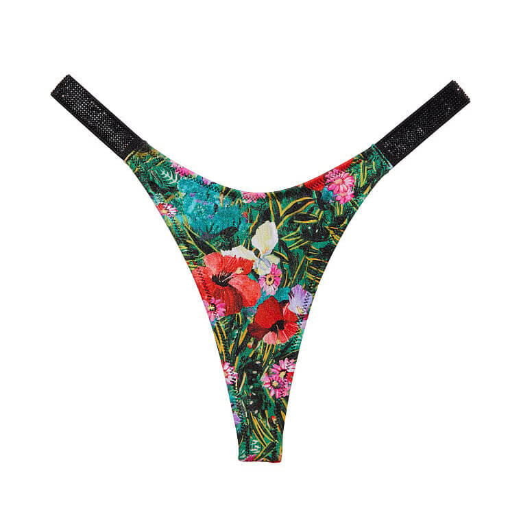 

Низ купальника с блестящим ремешком Victoria's Secret, мультиколор